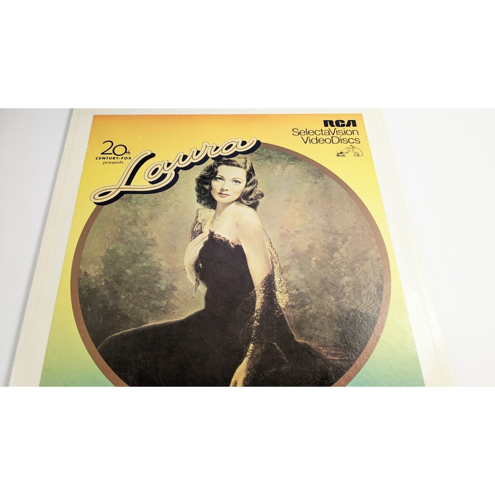 Laura 1944 Film Noir RCA SelectaVision VideoDisc CED Gene Tierney 076476001061 - Picture 2 of 6